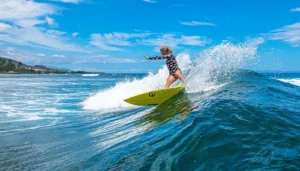 Surfer on Wave